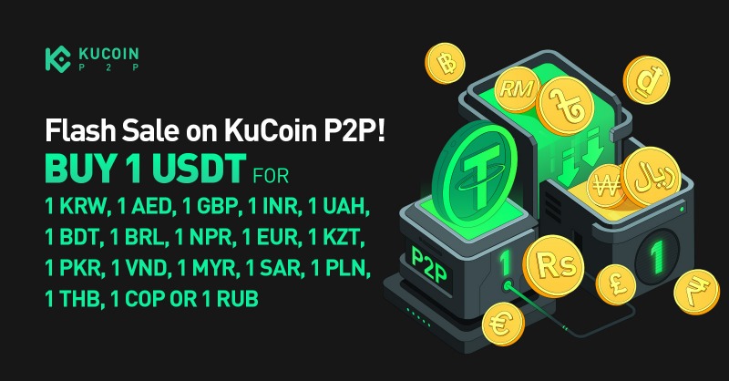 kucoincom's tweet photo. 💥 3-Week Flash Sale on KuCoin P2P!
Our three-week flash sale on KuCoin P2P is now live. Enjoy incredible deals, seamless trading, and exclusive offers. 🔥
Don’t miss your chance! ⤵️