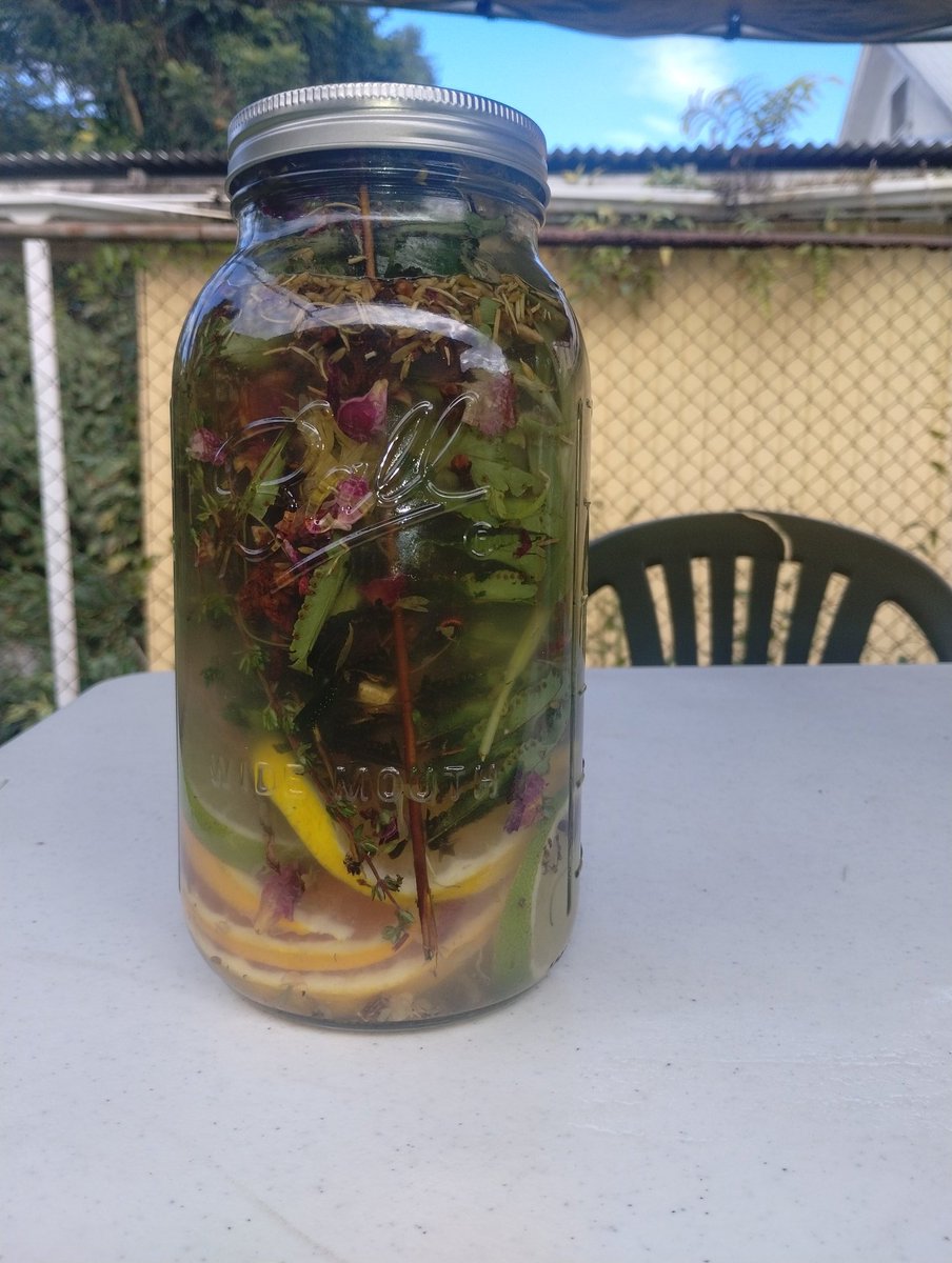 Donovanbrimo's tweet photo. I prepared my own Florida water Cologne today. Now Im gonna let it sit for the next two full moons. https://t.co/B7LL0lmLzM