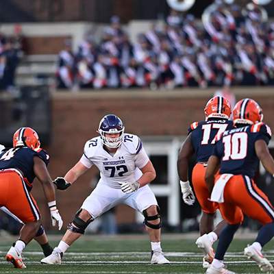 sesp_nu's tweet photo. Leaders on the field: More than half of the eleven student athletes from @NUFBFamily who earned All-@bigten recognition are SESP undergrads: Joe Himon, Aidan Hubbard, Theran Johnson, Anto Saka, Caleb Tiernan, and Josh Thompson. 👏 https://t.co/5sArqHY7qb