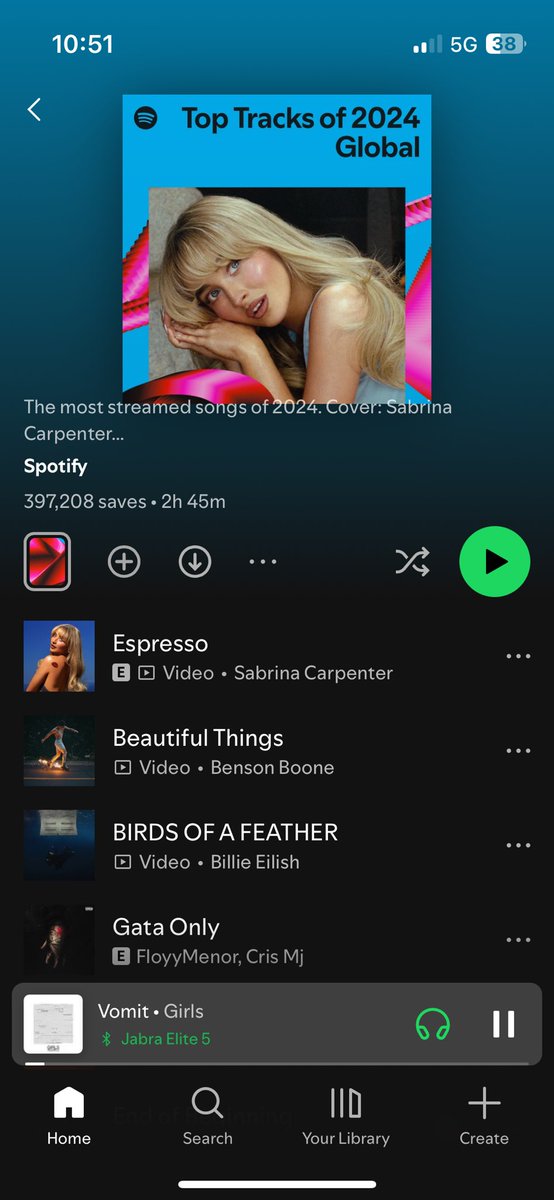 shazwankamel's tweet photo. Spotify’s Top Track of 2024 Global- man i dont know any of these artists and their songs.. https://t.co/Li5FvN3sW1