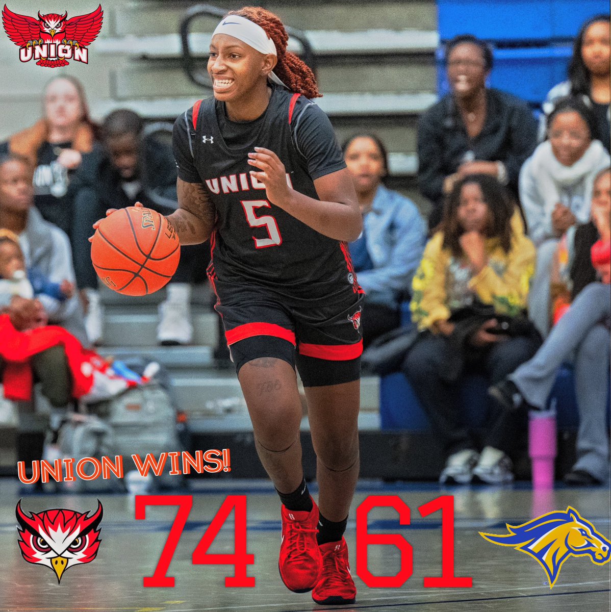 FINAL | Owls Win❗️
Game 🔟❤️
#WeAreOwlStrong 🦉💪🏾#Family #OwlNation #UnionWBB #OwlsWBB #AllIn #OwlsBasketball
#Family #NJCAAbasketball  #RegionXIX #OwlNation
#UnionWBB #OwlsBasketball