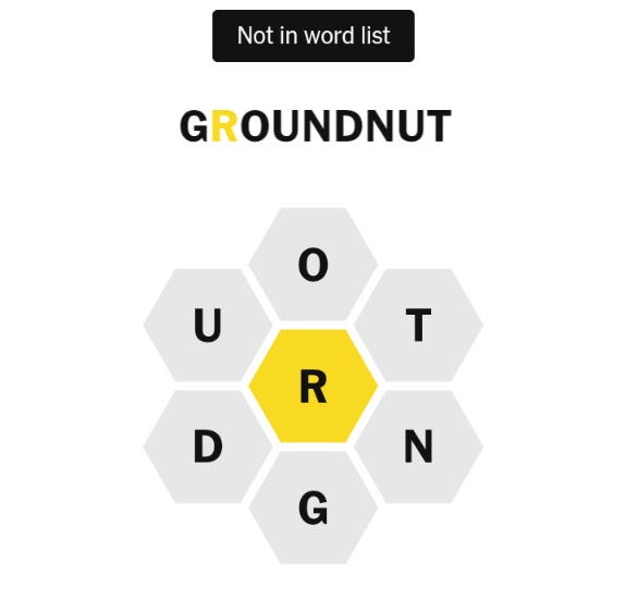 HessMatthias's tweet image. Inexcusable @NYTGames 
#SpellingBee #pangram #NotInWordList