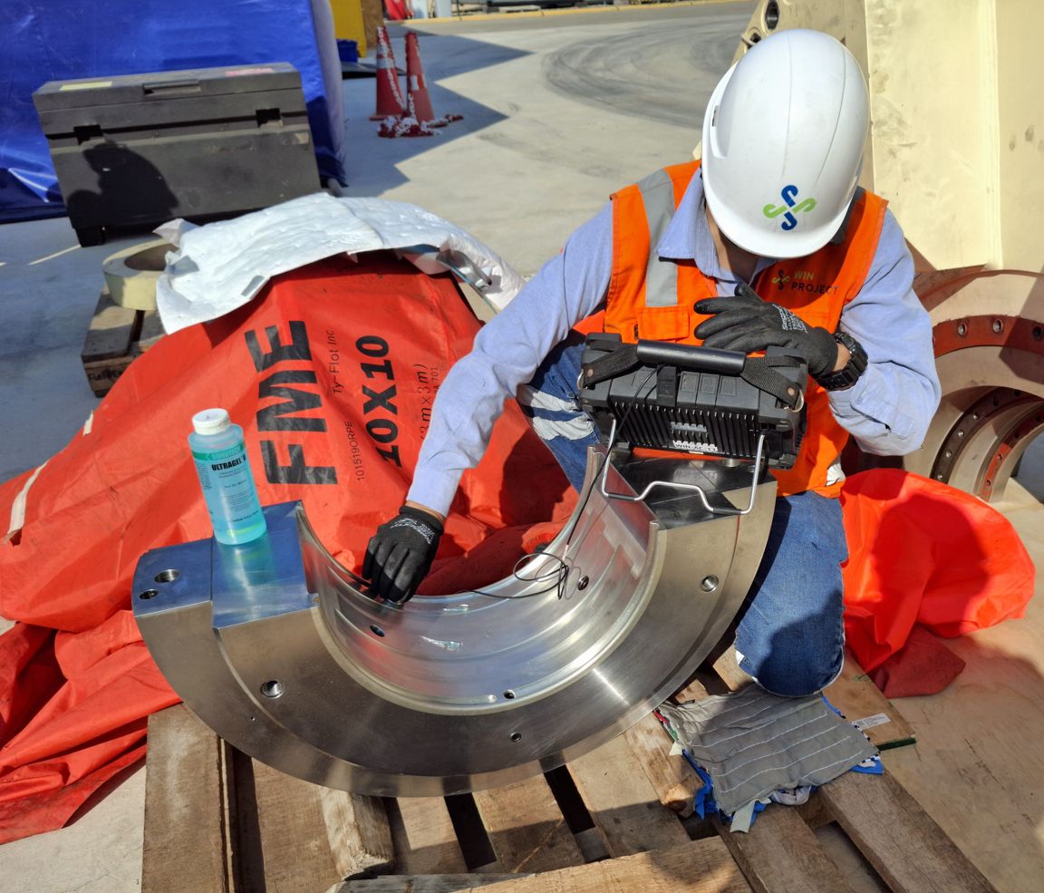 ndt_siui's tweet image. #SyncScan for Bearing Inspection - Babbit 
Ultrasound helps identify babbit wear and adhesion.