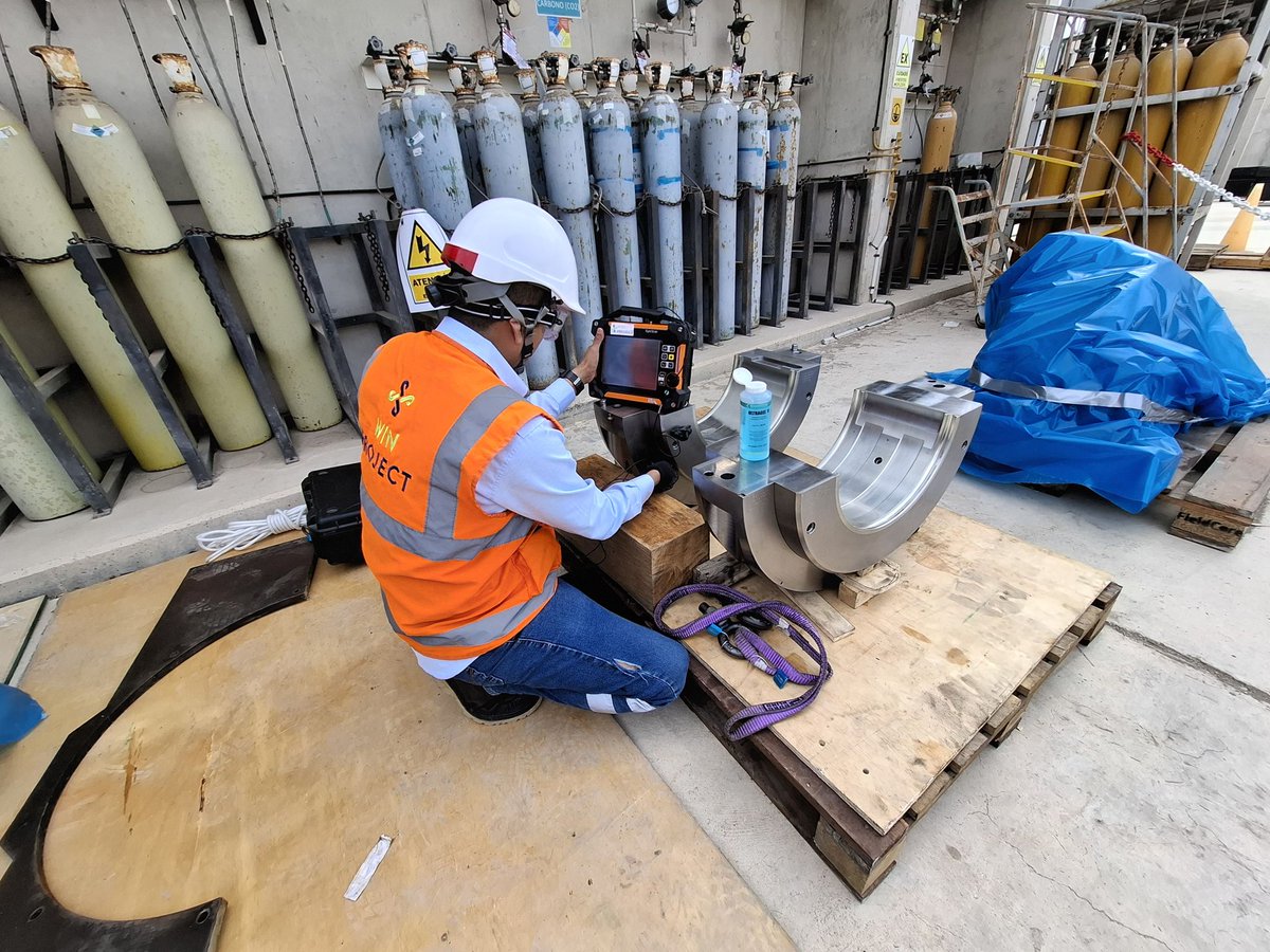 ndt_siui's tweet image. #SyncScan for Bearing Inspection - Babbit 
Ultrasound helps identify babbit wear and adhesion.