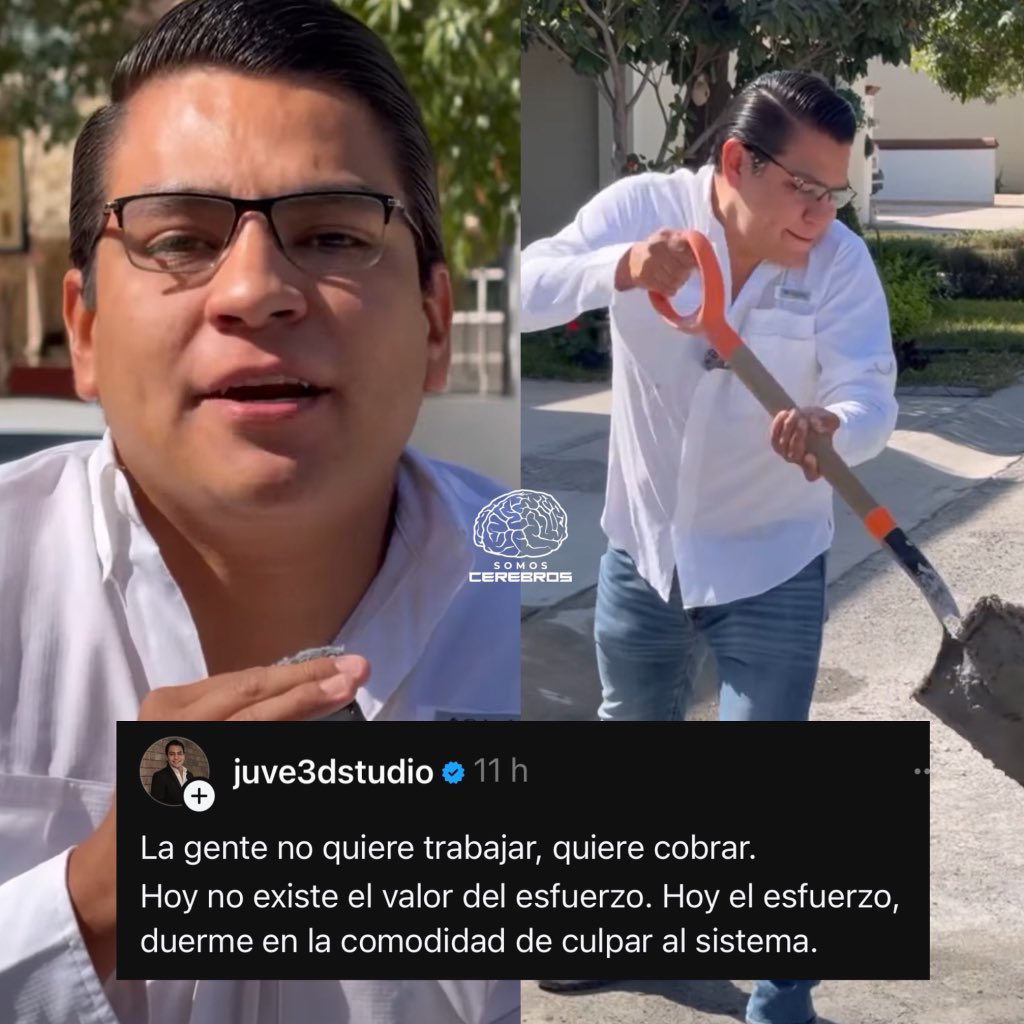 Juve 3D Studio: “La gente no quiere trabajar, quiere cobrar. Hoy no existe el valor del esfuerzo. Hoy el esfuerzo, duerme en la comodidad de culpar al sistema.”