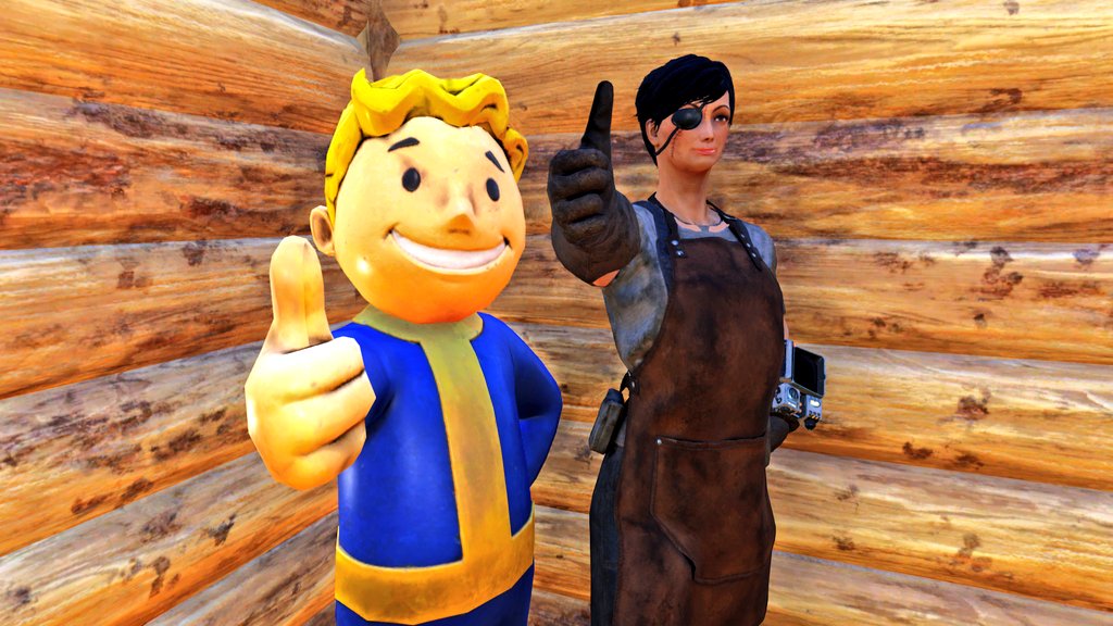 Gunshop_Omizu's tweet photo. #フォールアウト76 #Fallout79
#FalloutGunsmith
Vault-Boyを飾ってみた。 https://t.co/3ltxQwvrJR