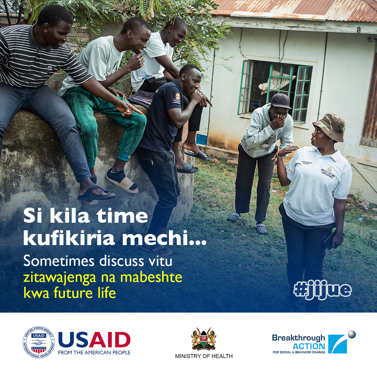 breakActionKe's tweet photo. The saying goes that you're a sum of who you spend most of your time with.

 👥 Hii inamaanisha watu unakaa nao sana wanaweza either kukujenga ama kukuharibu! 🛠️ 
Hang out na mabeshte mnaweza jengana na ideas ama advice ya kufika dreams zenu. 🌟

KUA MSMART. MAKE WISE CHOICES. 💡

#jijue #AYSRH #Youth #HomaBay #Vihiga #SexualHealth #Community #TuchanukeWote #BreakthroughAction #USAID
