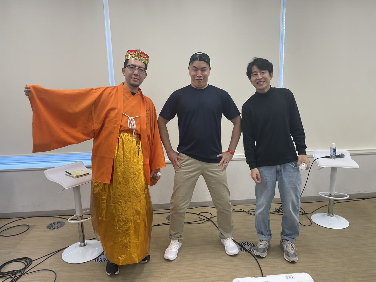NFTTYO60939595's tweet photo. AI-7] 「エンタメAI王国JAPAN」 - AIさんと作る未来のワクワク- powered by　AI王国

始まりました！

[スピーカー]
野々目 龍太郎 株式会社Ｎｏｎｏｍｅｎ Ｌｅｇｅｎｄ 代表取締役社長
山崎 大志 株式会社AlphaByte 代表取締役
[モデレーター]
齋藤 潤 YMMD合同会社 代表

#AIBB #WEB3BB https://t.co/FC7SBy14d0