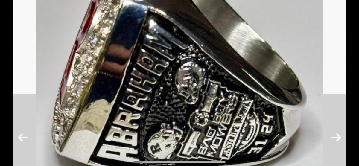 RamKnight758's tweet image. Rutgers pinstripe bowl ring from last season took me forever to find a pic of it time to add a guaranteed rated bowl ring to the collection and send this remarkable class out strong