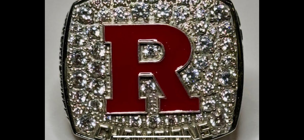 RamKnight758's tweet image. Rutgers pinstripe bowl ring from last season took me forever to find a pic of it time to add a guaranteed rated bowl ring to the collection and send this remarkable class out strong