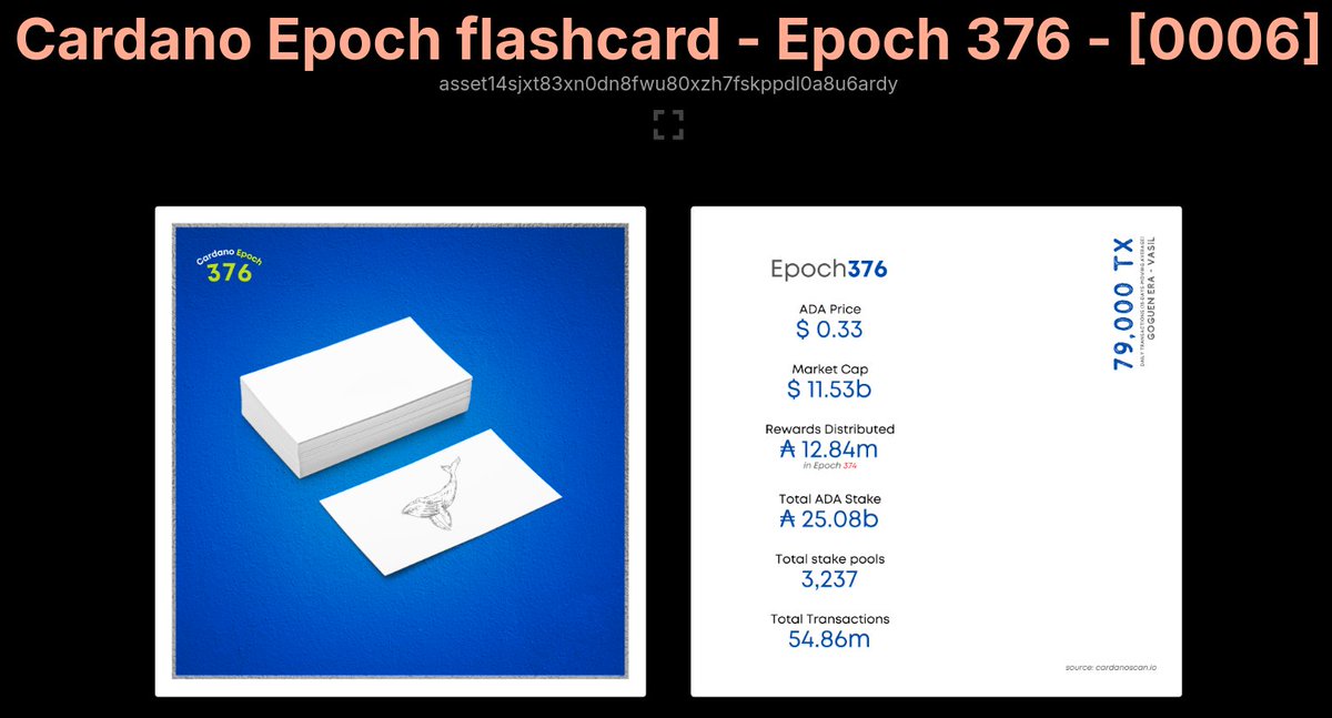 VongdudeJason's tweet image. What a journey . . . nostalgia &amp;amp; flashback to when #ADA was in Epoch 376 . . . at $0.33 price . . . at $11.53b market cap . . .