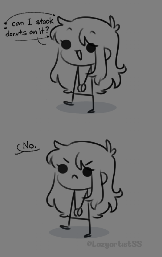 Lazyartistzz's tweet photo. What do you mean no..? https://t.co/4xppHDeR20