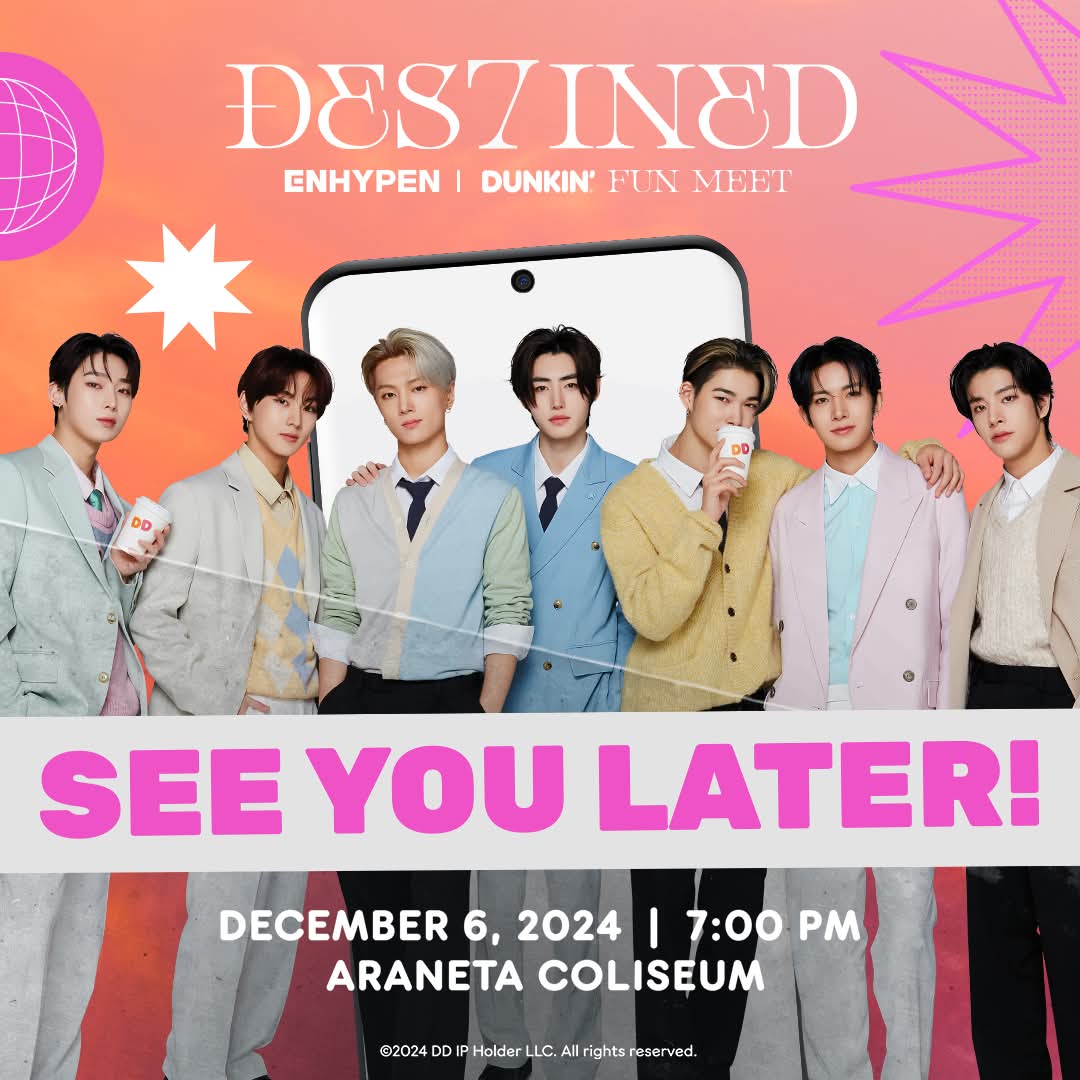 ENMY_shop's tweet photo. Hello everyone!!

We'll be at the Dunkin Donut Enhypen Fanmeet.

We hope to see you later 🫶 we'll be giving something limited only. Then I'll bring some of our onhand PCs in case some of u are interested. It's on very much discounted price. See uu!

#DES7INED_ENHYPEN_with_DUNKIN https://t.co/4ISeTz5ZK0