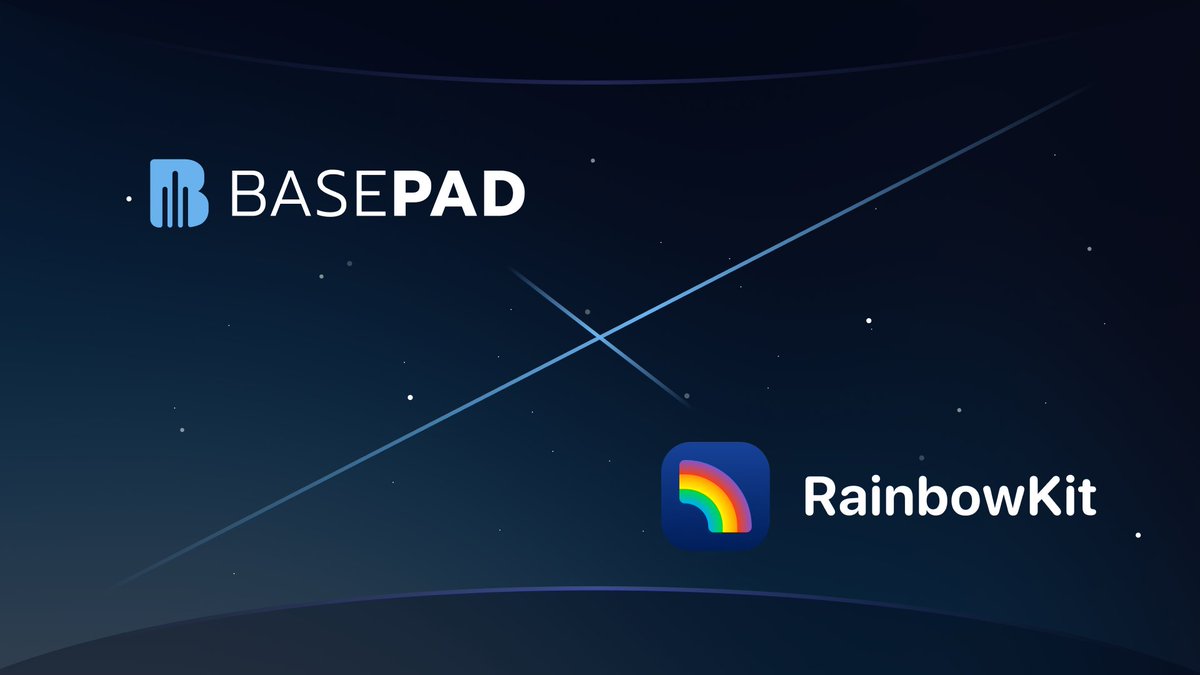 BasePad_Fi's tweet photo. Say hi to @rainbowdotme on BasePad! 👋

With Rainbow's integration, getting Bonds on our platform is now easier, faster, and more user-friendly.

🔵 Connect and get your Bonds now!
https://t.co/7BCi7kZpQp https://t.co/BFeNjhGygH