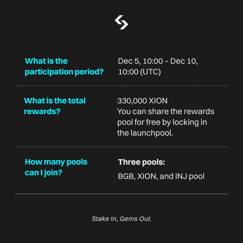 bitget's tweet photo. Earn up to 810% APR for free with $XION #BitgetLaunchpool! @burnt_xion 

💡 Check out the FAQ 👇

Join Launchpool: https://t.co/qyuu0n7nJp

#XIONListBitget #SmartGuides