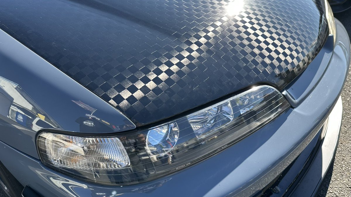 kimcoDC2's tweet image. KEPLAさんのドライカーボンボンネット装着してTC2000ベストタイム更新✨
やったー\( ˙꒳​˙ \三/ ˙꒳​˙)/

重量は驚異の3kg‼️

SUNTEKのプロテクションフィルムで紫外線と飛び石対策もバッチリです😉

#KEPLA
#JunDesignTechnik
#SUNTEK
#DC2
#アンパラ走