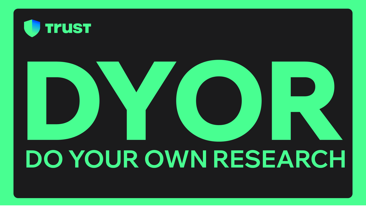 knowledge is power in crypto. 👉 DYOR = Do Your Own Research.
