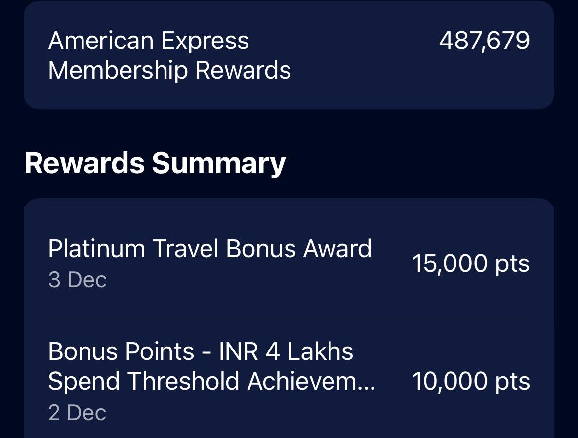 Amex Platinum Travel 4L milestone completed for the 3rd time! 🎉✨

Read the post to know why this is...