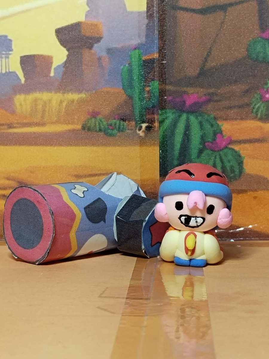 brawlerslocosxd's tweet photo. Nueva figura que le falta un diente Bonnie y Clyde versión figura Yupi 🦷

#BrawlStars #brawlstarsfanart https://t.co/VGnXnkAqW5