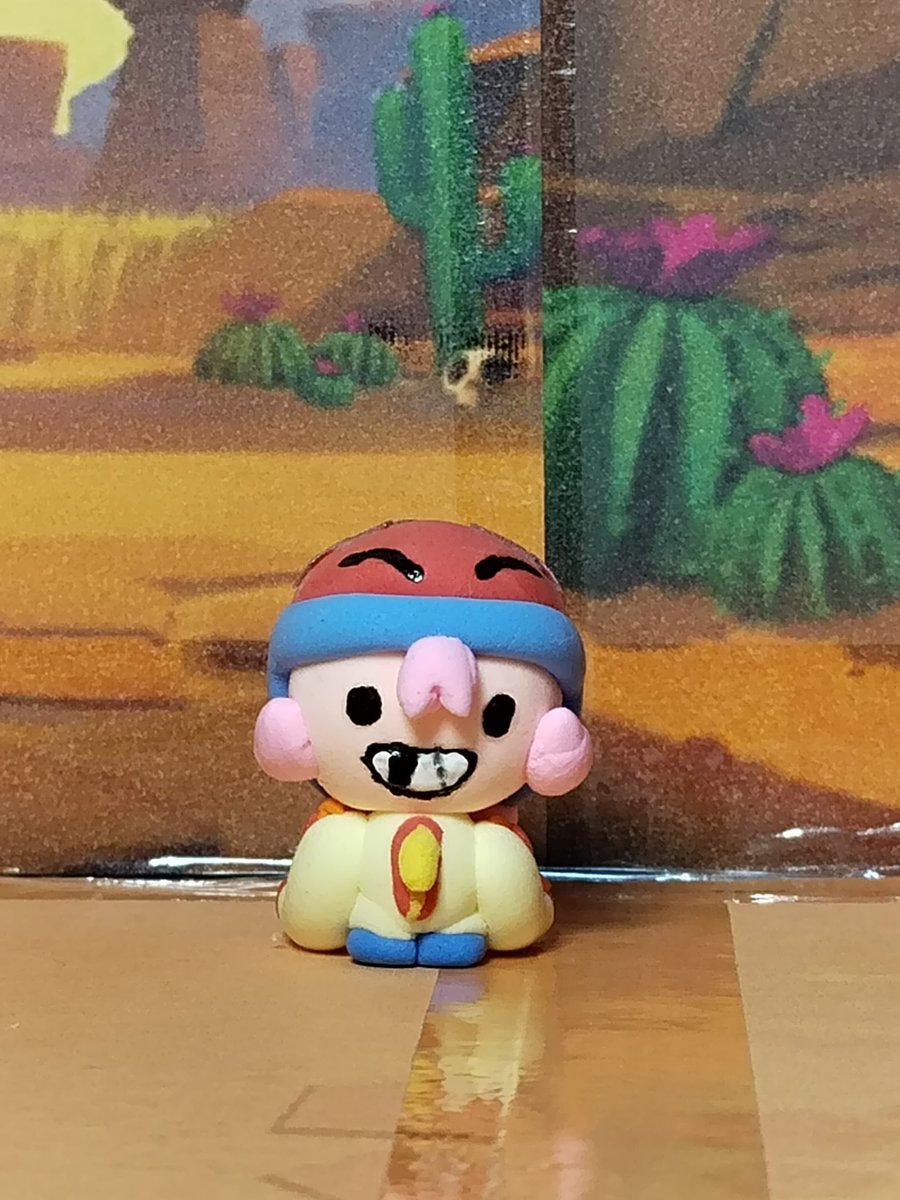 brawlerslocosxd's tweet photo. Nueva figura que le falta un diente Bonnie y Clyde versión figura Yupi 🦷

#BrawlStars #brawlstarsfanart https://t.co/VGnXnkAqW5