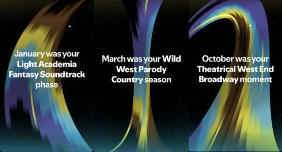 mrttenor's tweet photo. Well…that’s certainly something
#SpotifyWrapped2024 https://t.co/6pLAddWzA1
