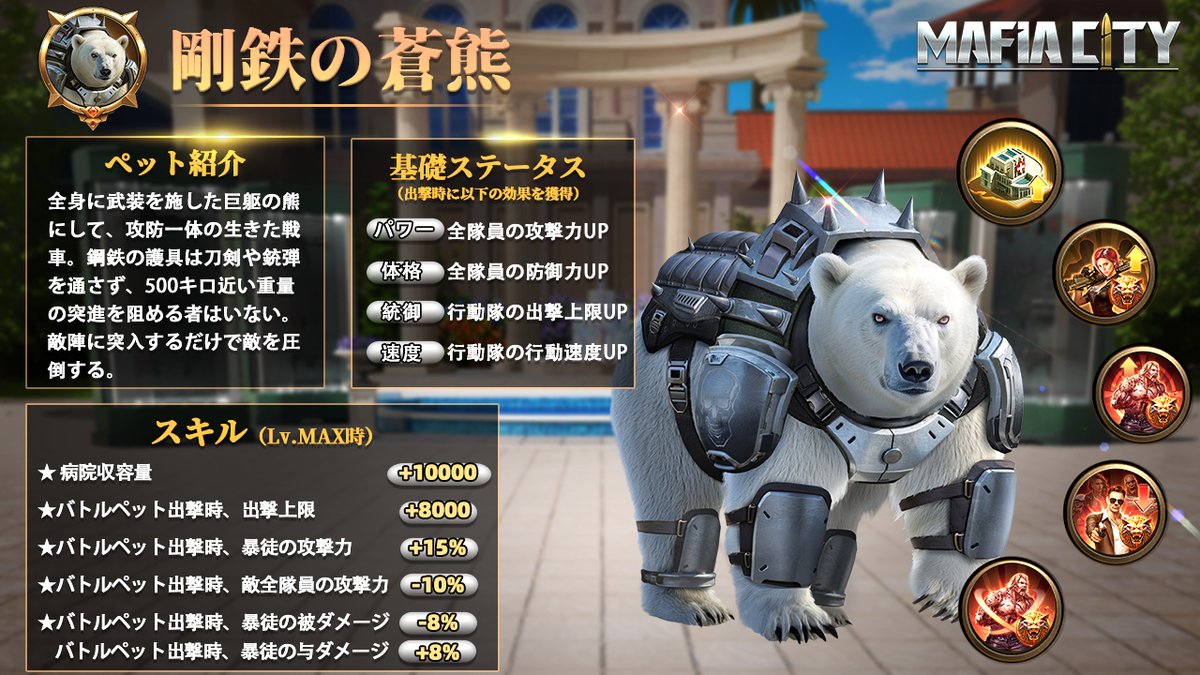 新システム「バトルペット」登場🐾 強力なバフで裏社会制覇を効率的に