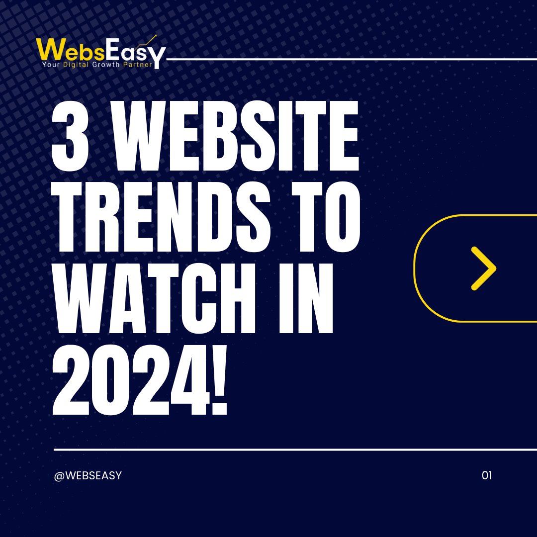 Webseasy_in's tweet photo. Ready to stay ahead? Let us help you integrate these trends into your website for a modern, engaging user experience!#WebDesign #websitetrends2024 #AI #MobileFirst #webarebears #webvr #digitalmarketing #userexperience #smallbusinessgrowth #digitalagency #Innovation https://t.co/v2E8cS0GBh