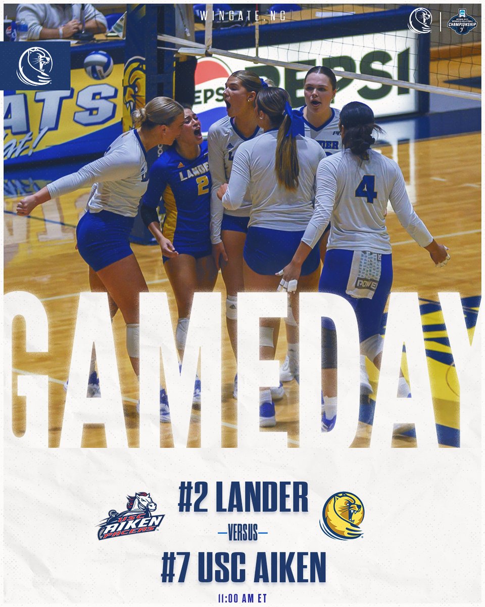 Dancing time💃

🆚 #7 USC Aiken
⌚️ 11 am ET
📍 Wingate, NC
📺/📊 landerbearcats.com/coverage 

#cLawsUp
