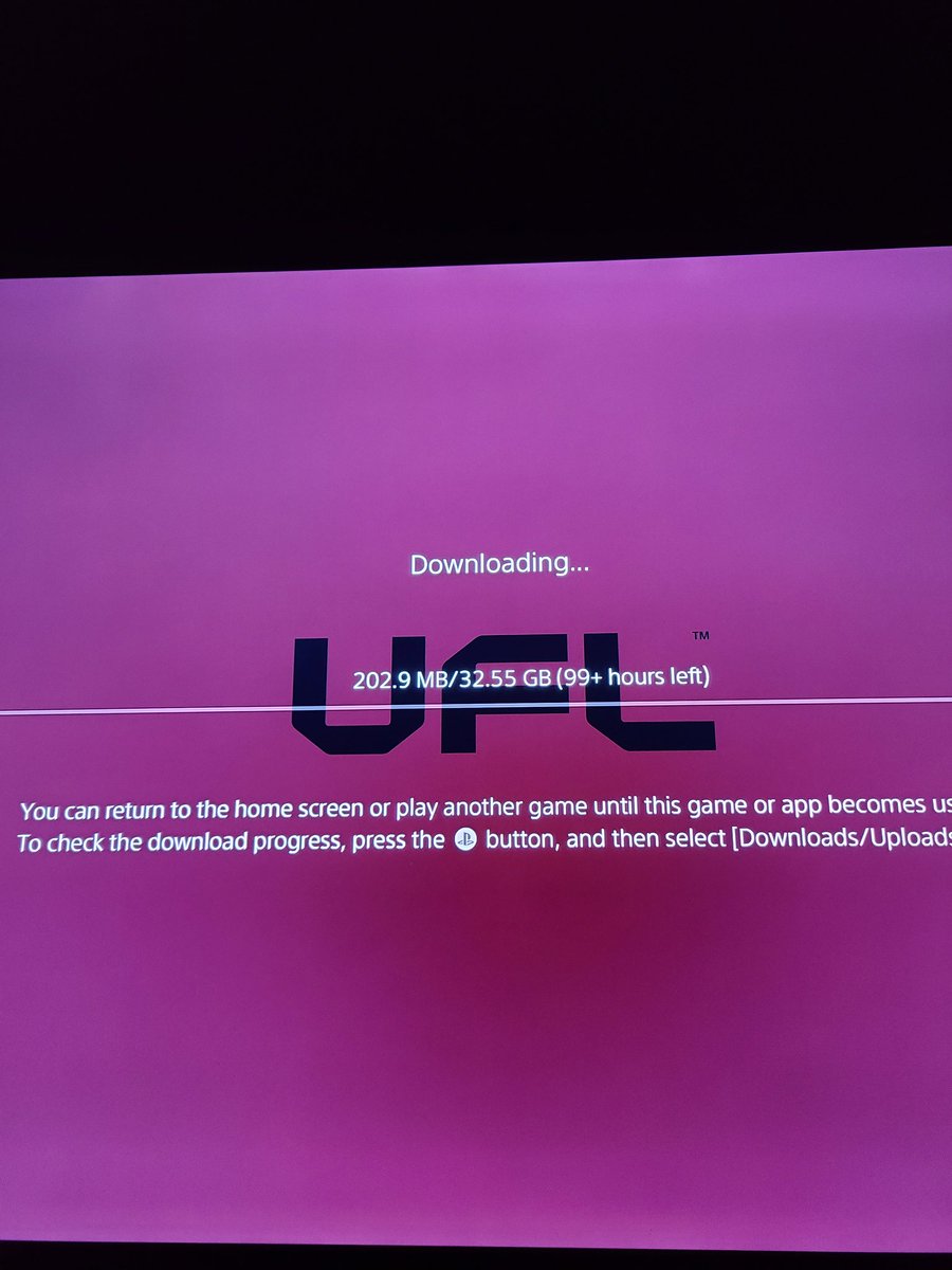 jayy_LA323's tweet photo. It's been like that since 4 pm today. 🙄 @UFLgame @PlayStation #uflgame #UFL #PS5 #PlayStation https://t.co/Zc2KQY6u9b