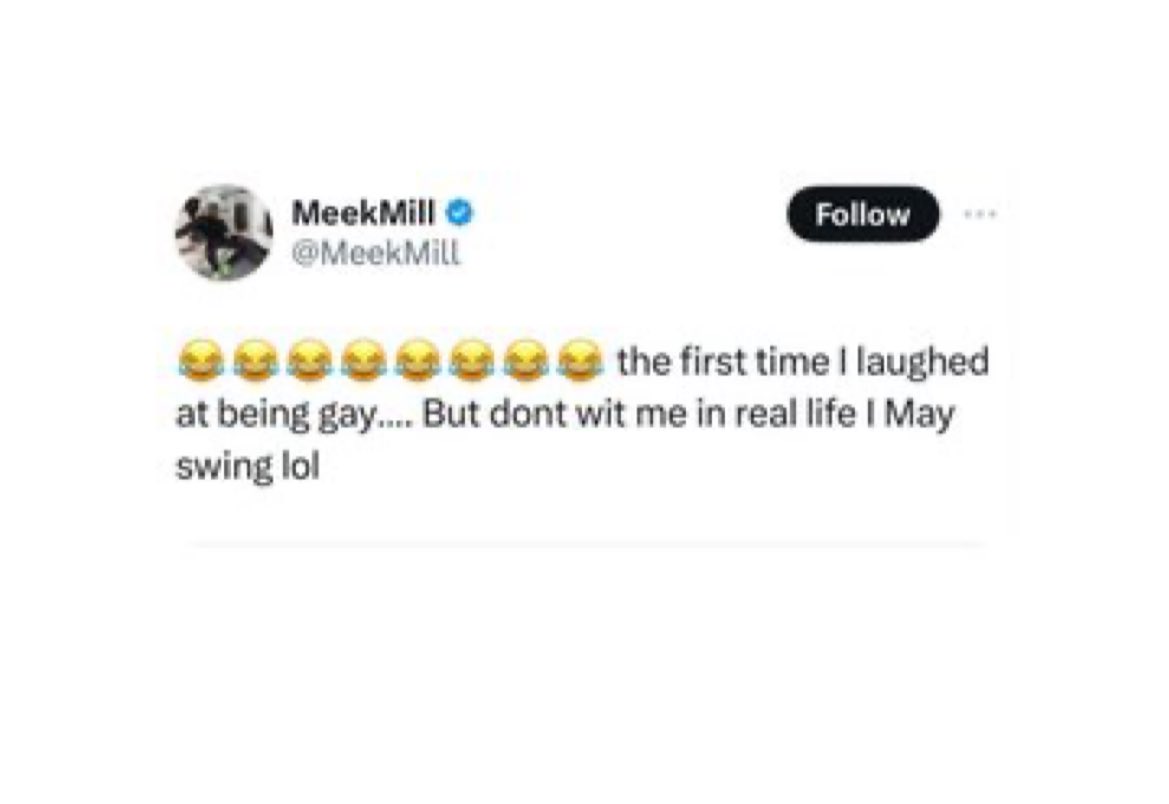 andrewschulz's tweet photo. @MeekMill You seemed to like it… 🤷‍♂️🕺 https://t.co/8Slz9vj0Jl