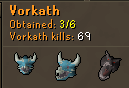 Got my first pet! VORKI at 69! #osrs