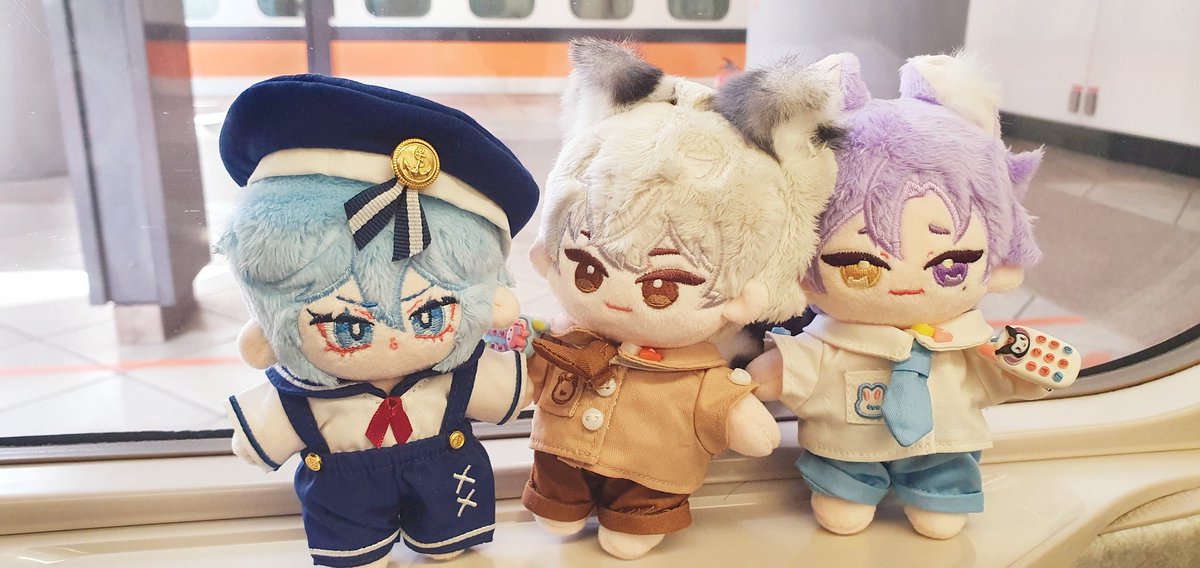 NyanyaMaru2021's tweet photo. 帶著三個寶寶上台中囉～
晚上發宣傳，大家明天FT02 C14見🥰
#FT02 https://t.co/YDrQ4sypwt