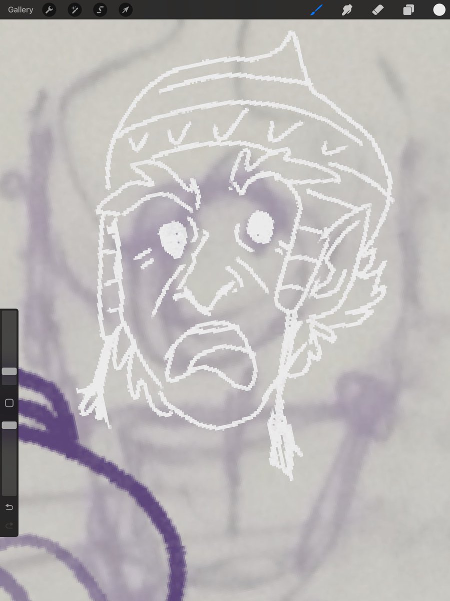 Lesbian_Laudna's tweet photo. Working on a #coldinside doodle and Iβm in love with this Chet lmao @CriticalRole #Critmas https://t.co/eGStFHVmsO