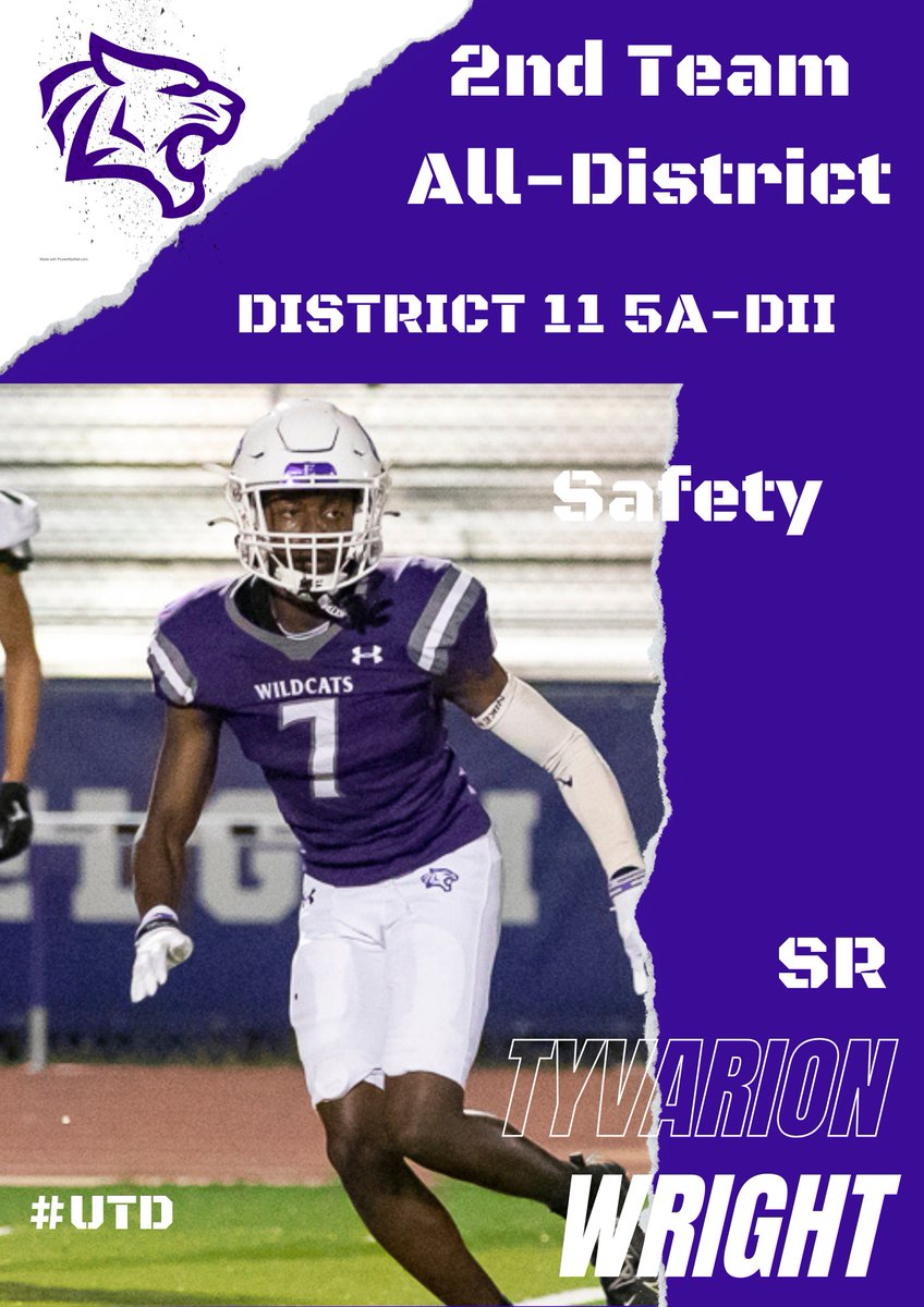 Congratulations to <a href="/tywright_7/">Tyvarion Wright</a>!! <a href="/etxhsfb/">Elgin Wildcat Football</a> #UTD <a href="/ELGINISD_EHS/">ELGIN HIGH SCHOOL</a> <a href="/ElginTxISD/">Elgin ISD</a>