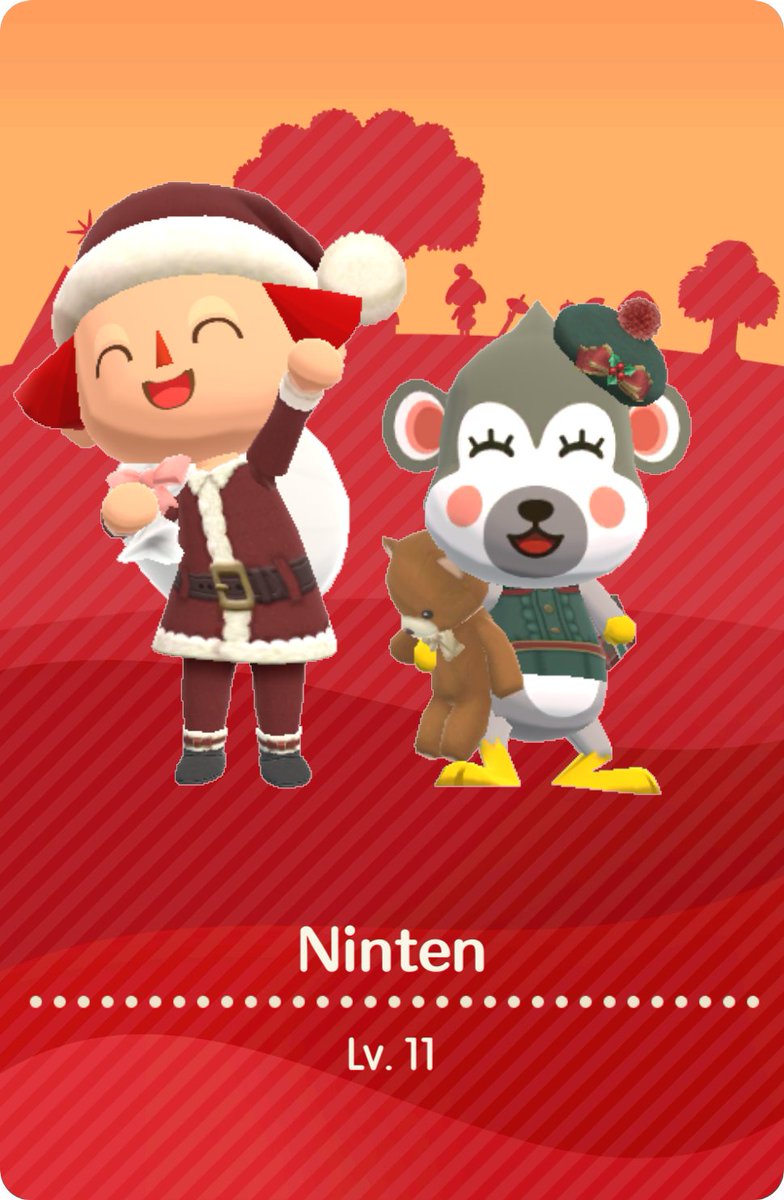 Pocket_Camp's tweet photo. [CamperCard]

Scan friend's Camper Cards to make Whistle Pass a lively, bustling place.✨

Once we've selected the perfect outfit, we'll show off our card again.🎄🌟

Download the app here▶️ https://t.co/YByMfYrCE1

#PocketCamp #CamperCard https://t.co/HCcaMWQ5z1