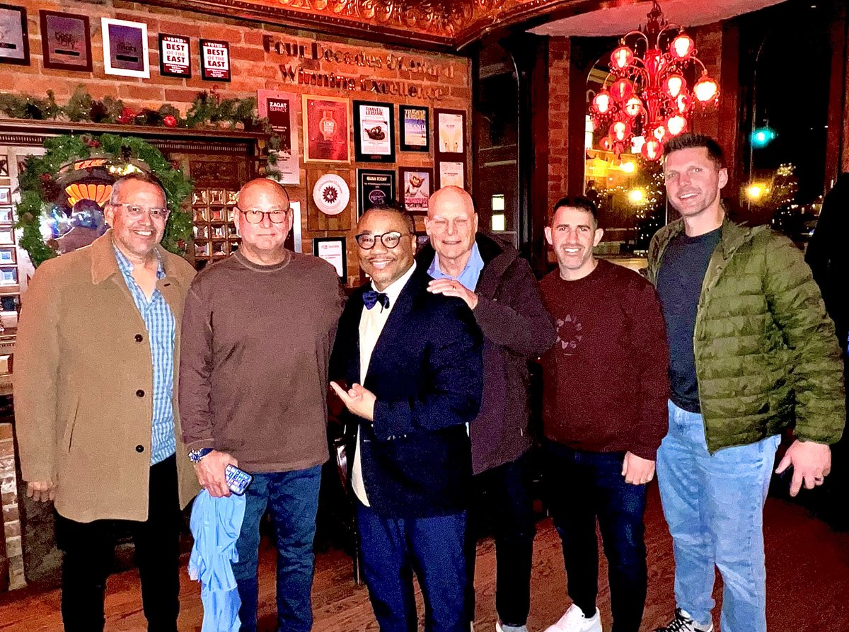 TheRealJeffRuby's tweet photo. It was heartwarming to watch Terry Francona and his staff being cheered by our guests tonight at The Precinct. Welcome to Cincinnati and Jeff Ruby’s original steakhouse. Go ⁦@Reds⁩ https://t.co/PDYVtyBDwQ