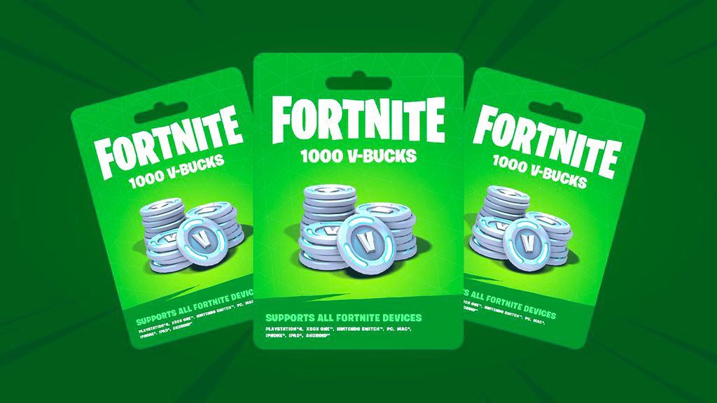 Vulture5x's tweet photo. Fortnite - 1,000 Vbucks Code 

— Repost ♻️
— Follow Me + @ThoseTG W/🔔

Ends in 48 Hours! ⏰ https://t.co/FeeuZa3Eh6