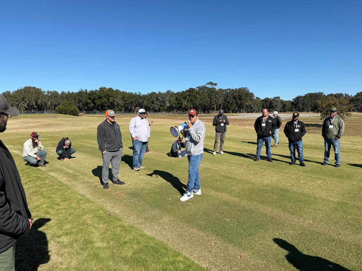 Victor Hugo Abarca C (@srvictor121) on Twitter photo I had a brief talk of my research on Bermudagrass and the inclusion of Azosporrillyn during the Sports Fields Tour at the 71st Annual FTGA Conference.
A big thank you to my advisor <a href="/AJLindseyTurf/">AJ Lindsey</a> and my lab teammates.
<a href="/UFTurfTeam/">UF IFAS Turfgrass</a> <a href="/FloridaTGA/">FTGA</a> I had a brief talk of my research on Bermudagrass and the inclusion of Azosporrillyn during the Sports Fields Tour at the 71st Annual FTGA Conference.
A big thank you to my advisor <a href="/AJLindseyTurf/">AJ Lindsey</a> and my lab teammates.
<a href="/UFTurfTeam/">UF IFAS Turfgrass</a> <a href="/FloridaTGA/">FTGA</a>
