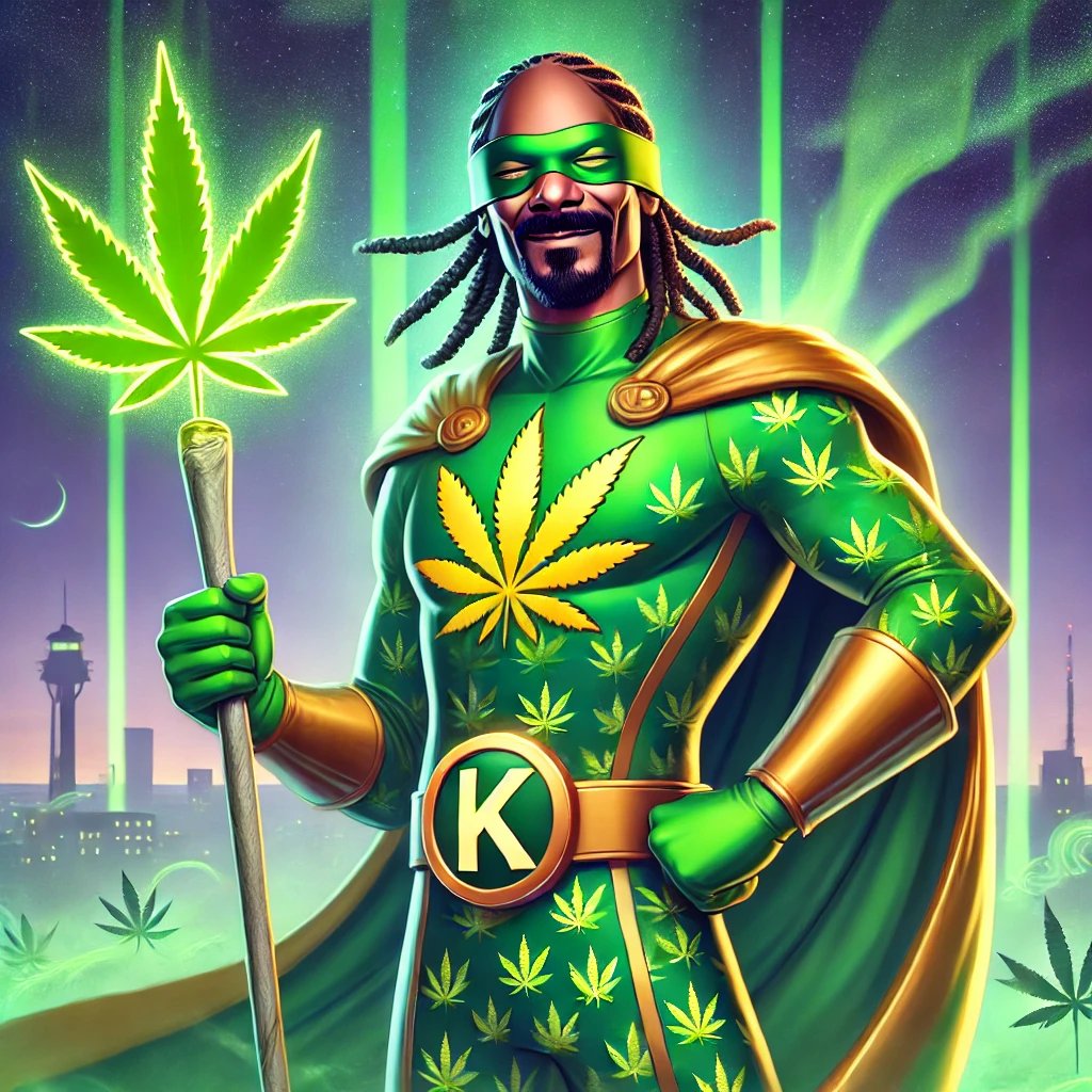 TheWeedCoins's tweet photo. What do you call a stoner superhero? 
- me, Captain Kush! https://t.co/S6SzAVPuv4