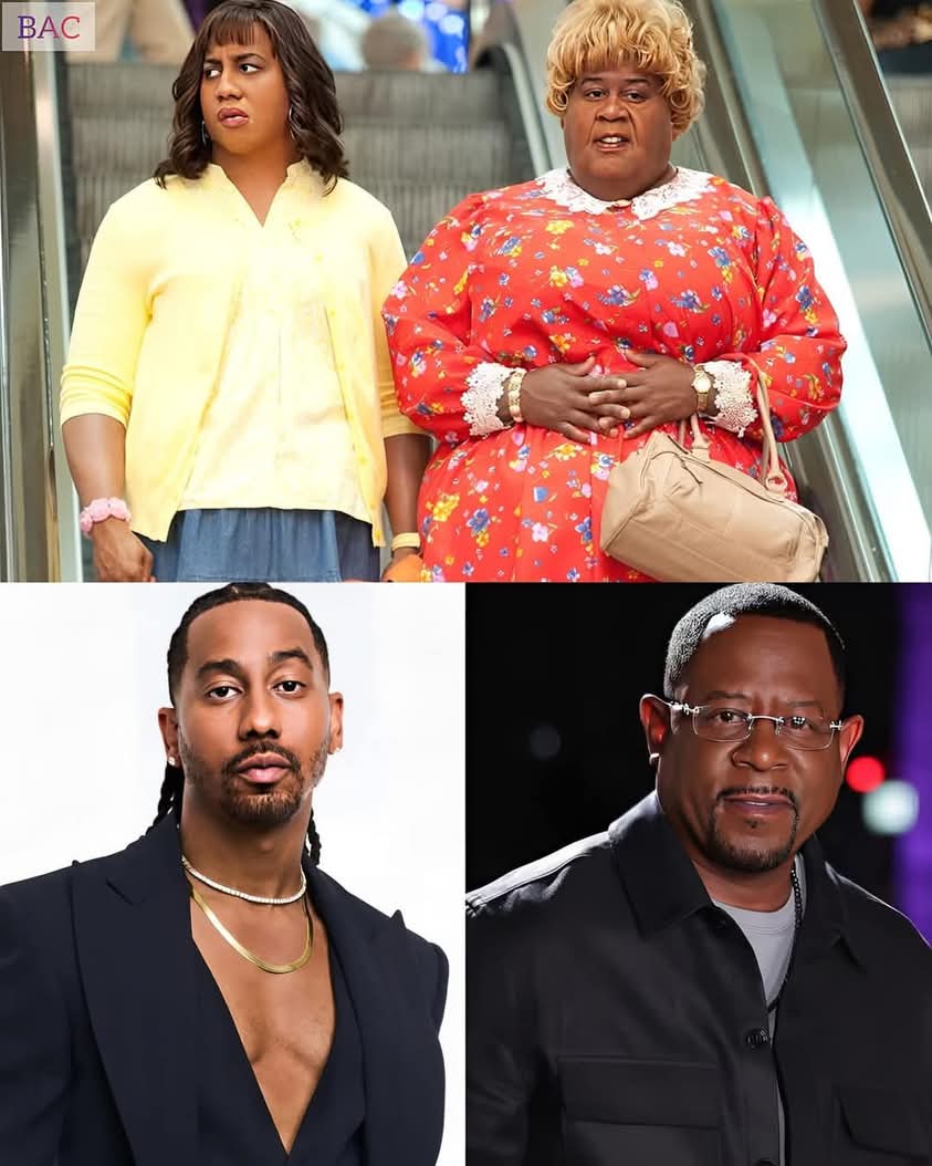 njipeu's tweet photo. 🗣Deux grands acteurs, Martin Lawrence &amp; Brandon Jackson💯🖤😍🎥📸 
Big Mommas : tel père, tel fils🖤🎥 https://t.co/aqPeM6QL2e