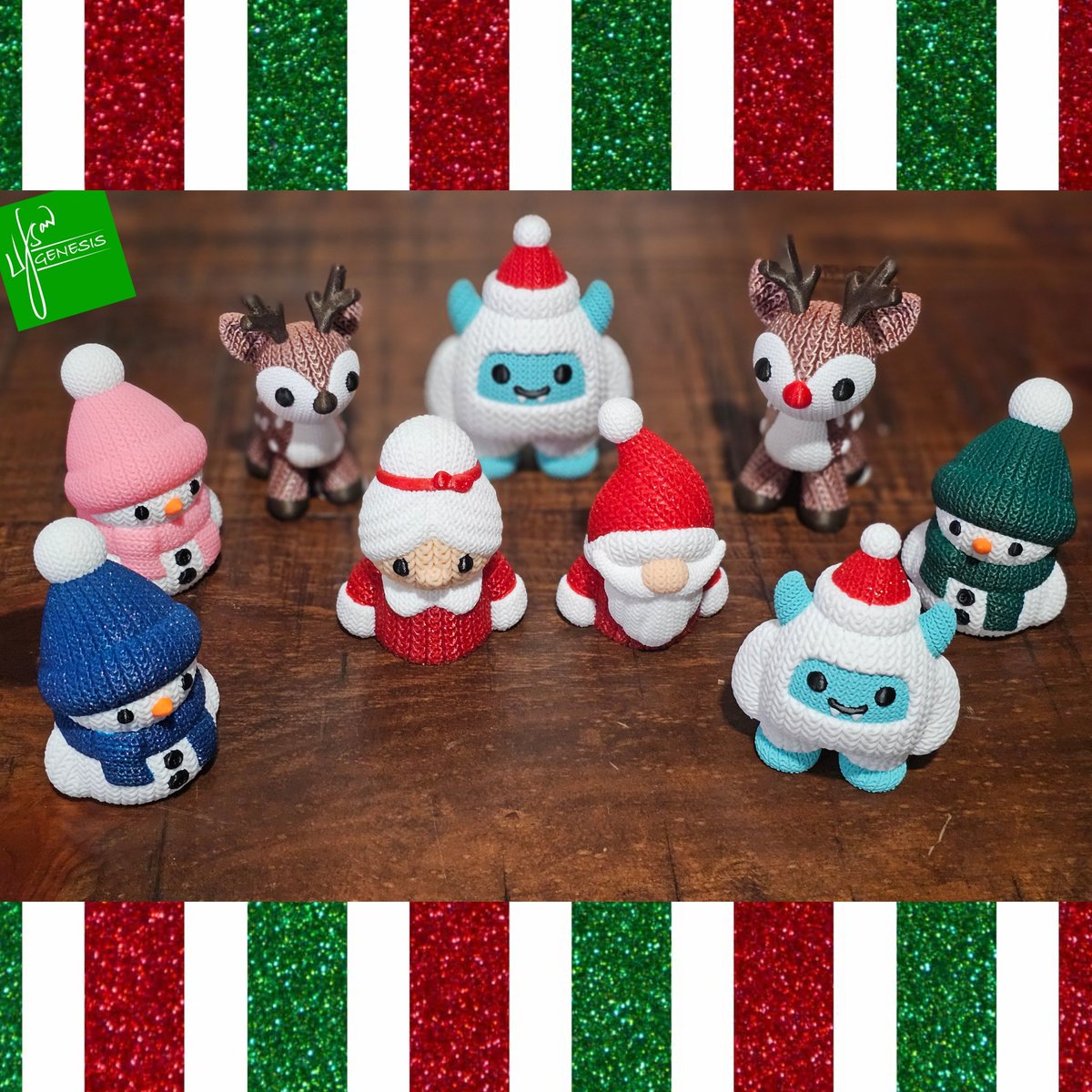 makeitmodit3d's tweet image. Almost the entire Christmas set (the angel didn't make the photo shoot).

More batches printing this coming week, but if you want them this weekend come early in the day to Steillacoom High School. We have VERY limited quantities on hand ❤️