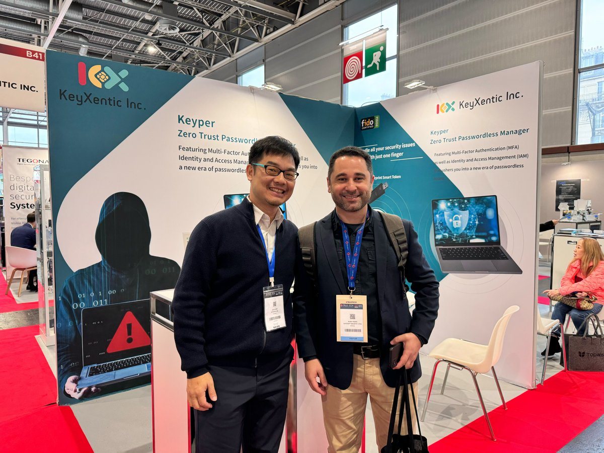 KXentic's tweet photo. 【12/3-12/5 Trustech Reunion Moment】
Great to see many familiar faces again at this #Trustech exhibition!
Thank you to everyone who came and visited the #KeyXentic booth again!
If you would like to see us at other exhibitions,
Welcome to recommend and provide your suggestions! https://t.co/OByiCBeUPI