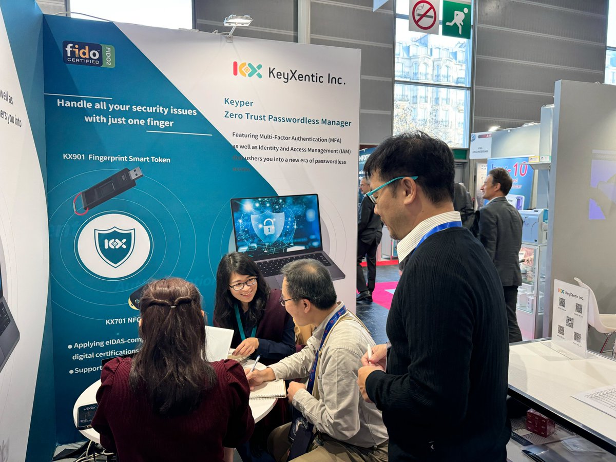 KXentic's tweet photo. 【12/3-12/5 Trustech Reunion Moment】
Great to see many familiar faces again at this #Trustech exhibition!
Thank you to everyone who came and visited the #KeyXentic booth again!
If you would like to see us at other exhibitions,
Welcome to recommend and provide your suggestions! https://t.co/OByiCBeUPI