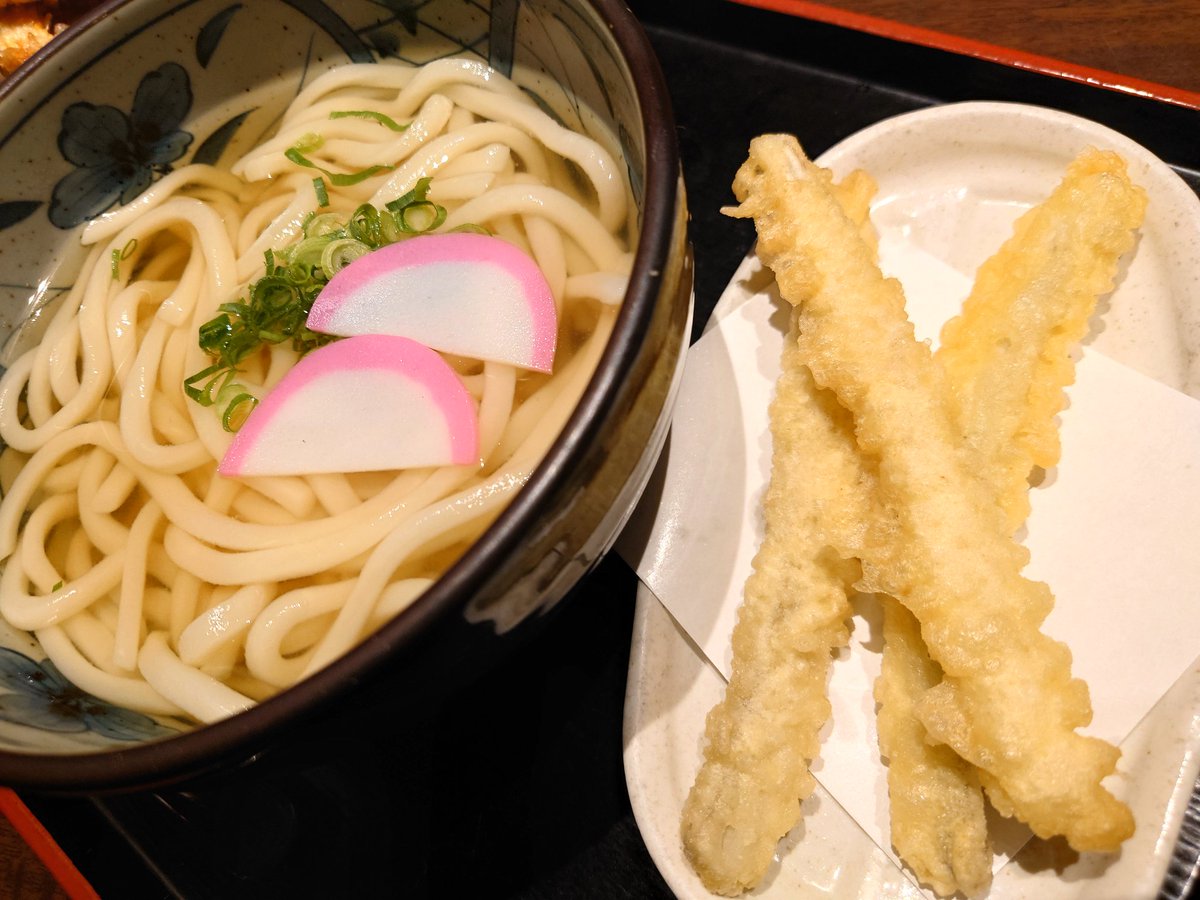 ごぼ天うどんを食べるなどして気負わずほどほどに楽しんでいる🫠