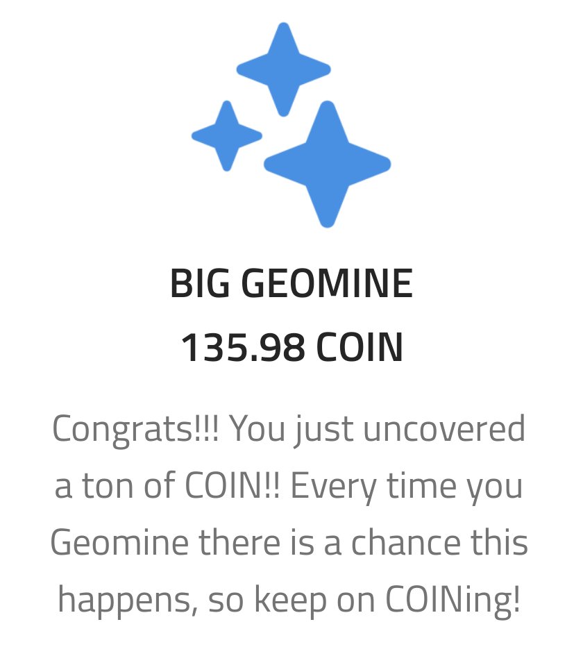 jcrazy187's tweet photo. I just uncovered 135.98 COIN Geomining! https://t.co/E7lzRLn7Lz https://t.co/VZmqwwytBf
