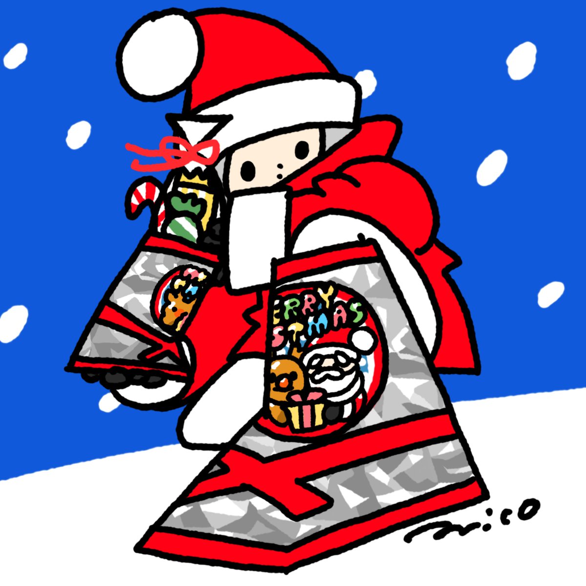 「トレンド #Christmas 」|paricoのイラスト