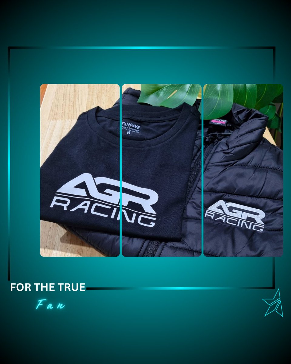 FanFave_'s tweet image. It's time to show your racing passion! @AlexRaeRacing  Merchandise available from FanFave.com.au. 🏆🏇
📷AGR Tee and Puffer Jacket
#fanfave #loveitshowitwearit #madetoorder #horseracing #merchandise #racinglover