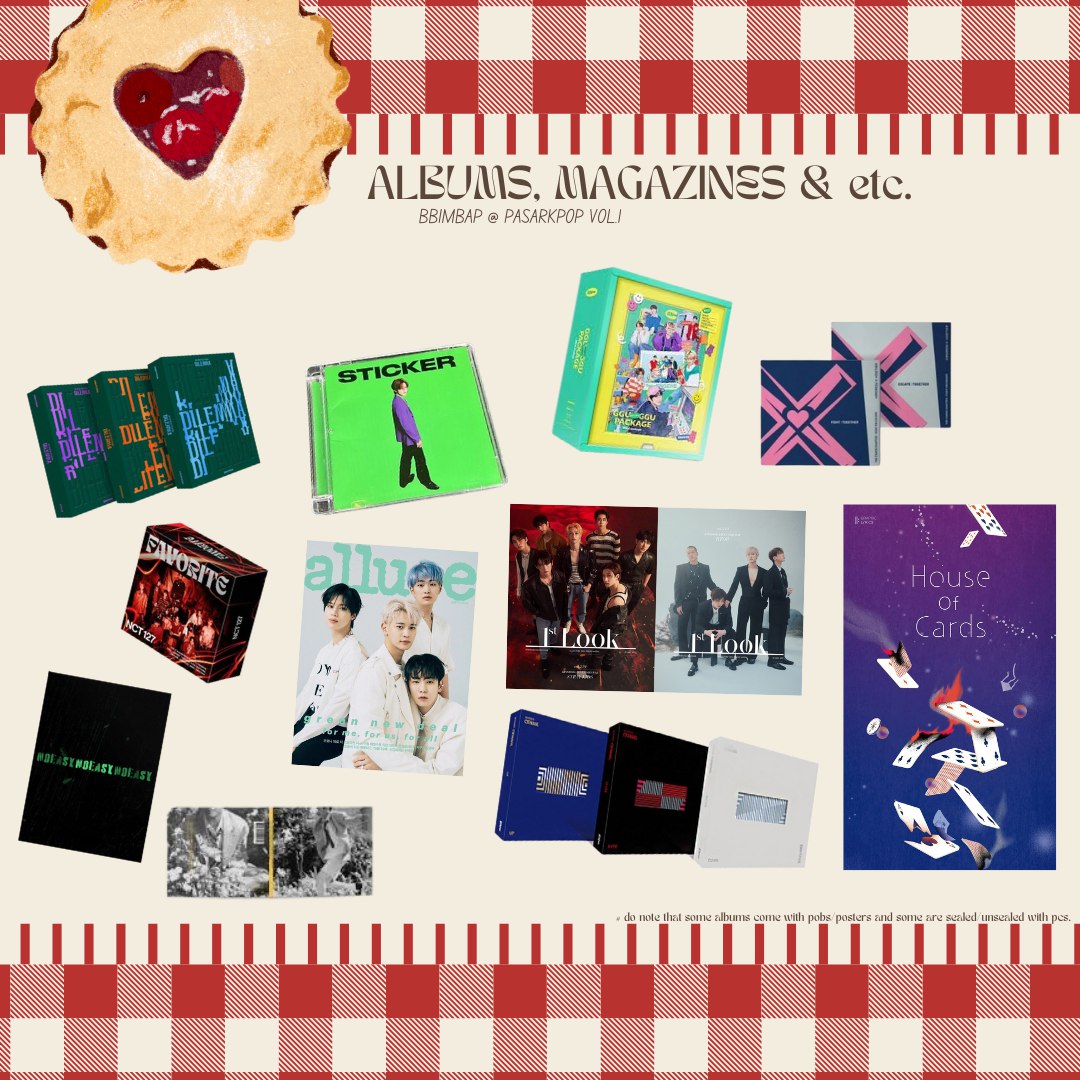 bbimbap_my's tweet photo. Hi fam! We're excited to inform you that @bbimbap_my will be at #PasarKpopVol1 this 7th December 🎉🥰 From BTS, Seventeen to OGs like SHINee, 2PM, we’ve got it all—albums, photocards &amp; more at affordable prices. We’ve missed you, so drop by, say hi, and shop cashless! 🛍️💳 https://t.co/rUbpxgz7uk