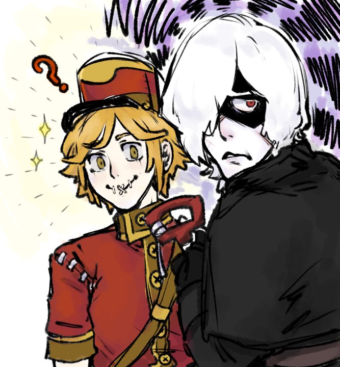 XxLUMALEExX's tweet photo. Jealous 💕#Vicdrew #Andvic #IdentityVfanart  #IdentityV https://t.co/ZGFqGckQgG