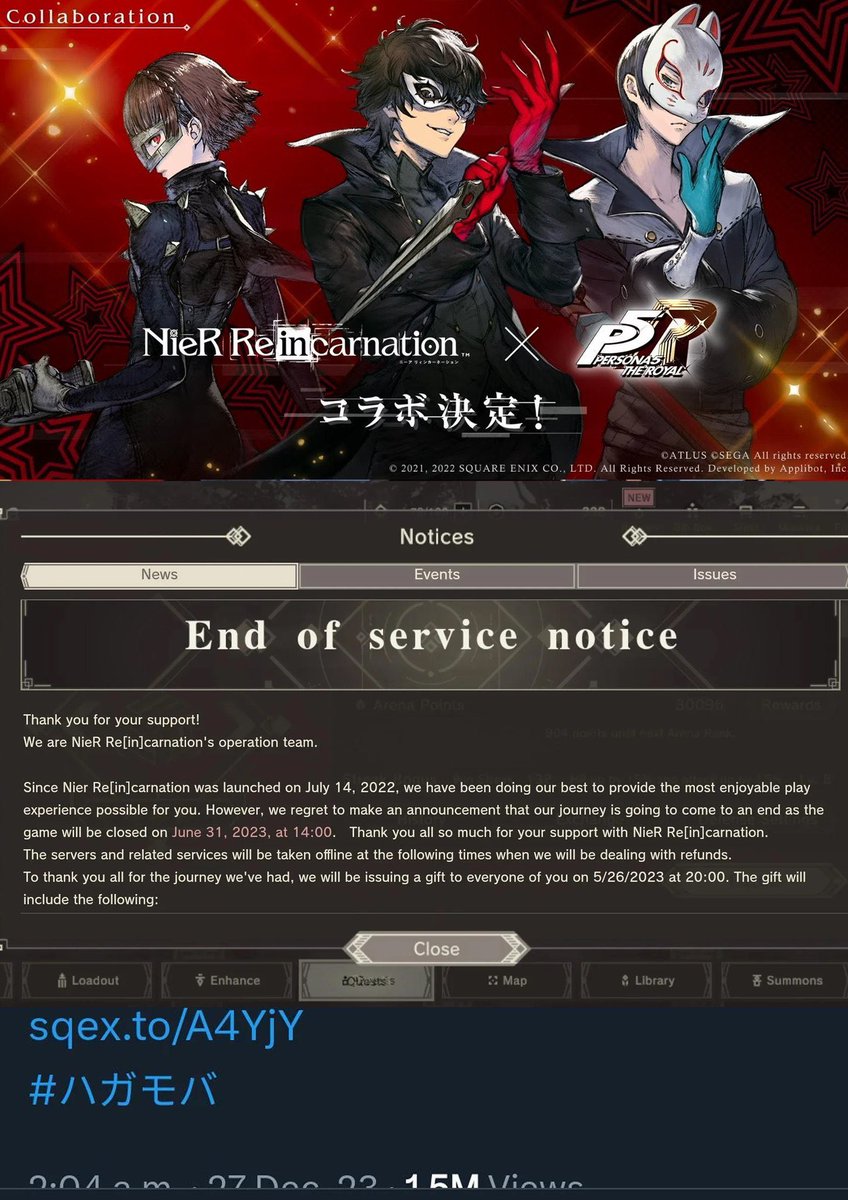 eggofwins's tweet photo. persona 5 claims another victim https://t.co/Q3yoaC782T